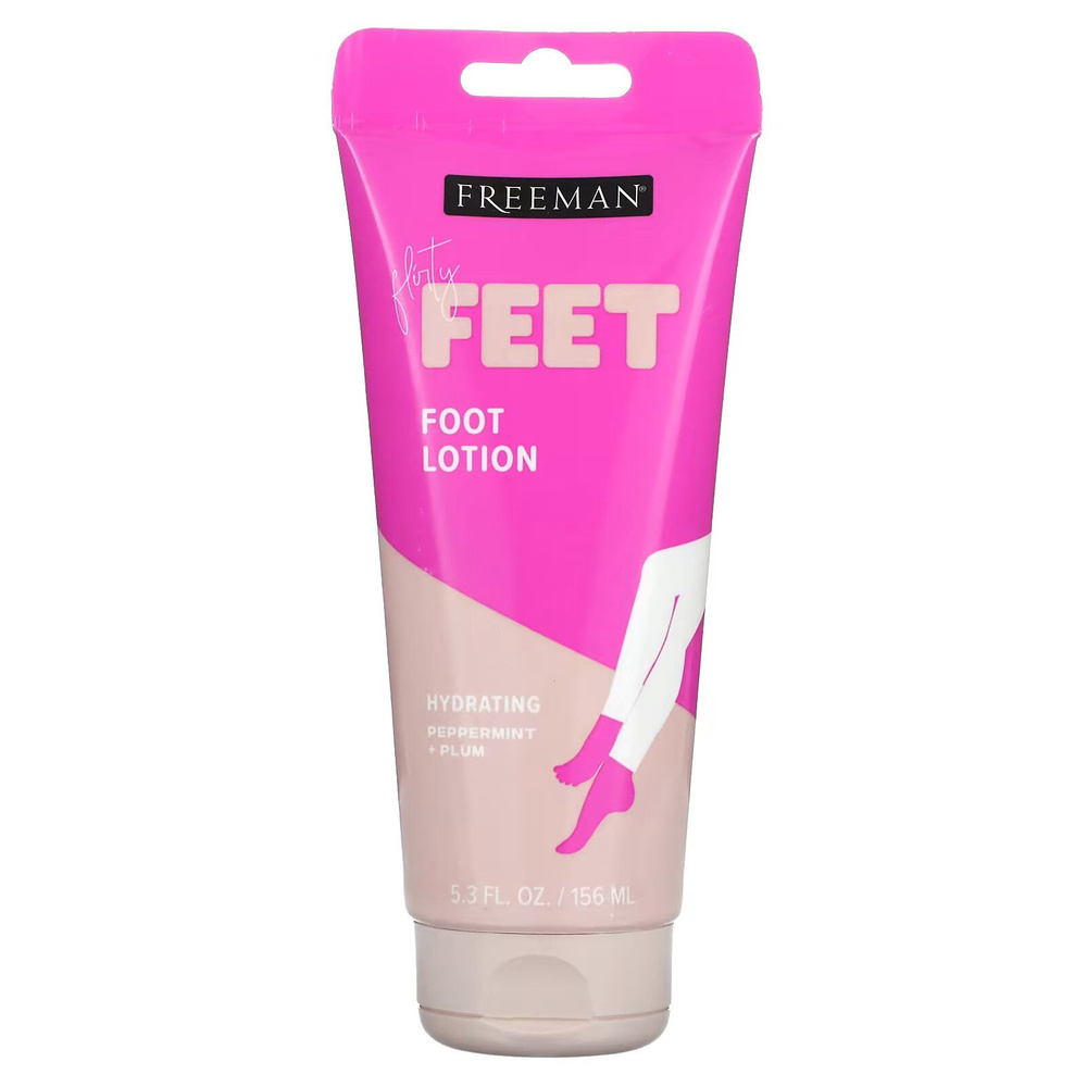 Freeman Beauty, Bare Foot, увлажняющий лосьон для ног, перечная мята и слива, 150 мл  #1