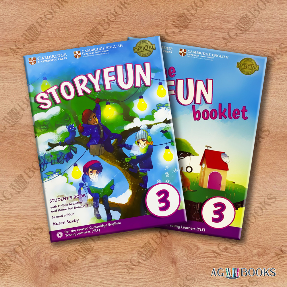 Storyfun (2nd) 3 Students books + Home Fun Booklet + CD #1