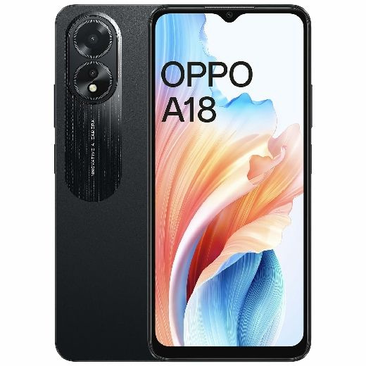 OPPO Смартфон A18 4/128GB, Glowing Black 128 ГБ #1