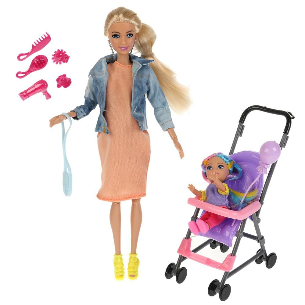 Кукла для девочки София 29 см набор с дочкой коляской шарнирная красивая  #1