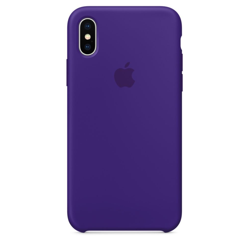 Чехол силиконовый Apple iPhone X Silicone Case Ultra Violet (Ультрафиолет) MQT72ZM/A  #1