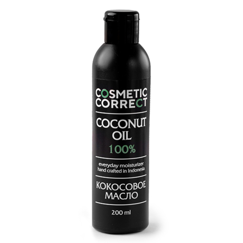 COSMETIC CORRECT / Масло кокоса для волос, тела и лица, массажное масло, натуральная косметика / 200мл. #1