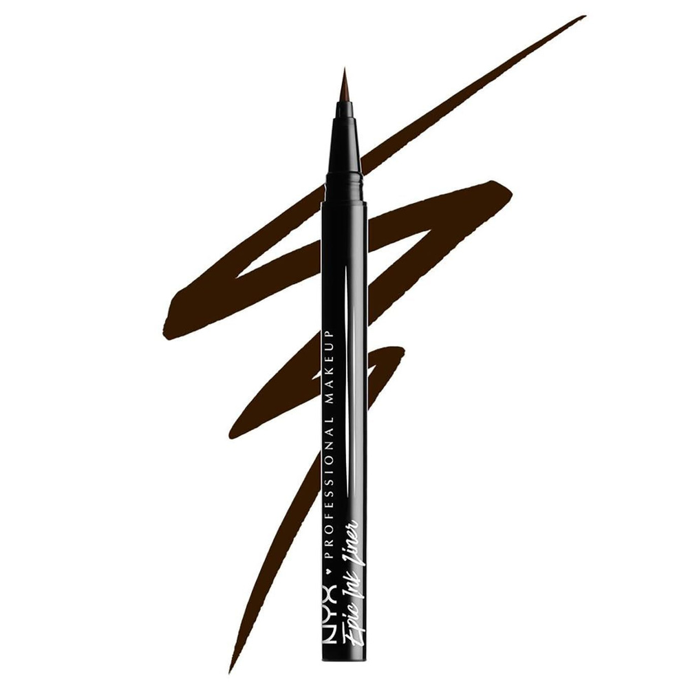 NYX Professional Makeup Epic Ink Liner, водостойкая жидкая подводка для глаз, карандаш для бровей  #1