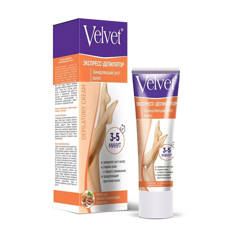 Velvet Экспресс-Депилятор Замедляющий рост волос 100мл #1