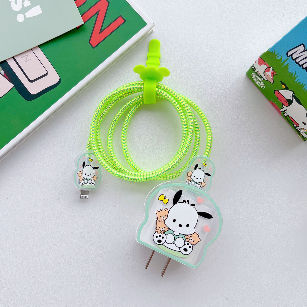 Чехол для зарядного устройства защита кабеля от изломов/ силиконовый ...