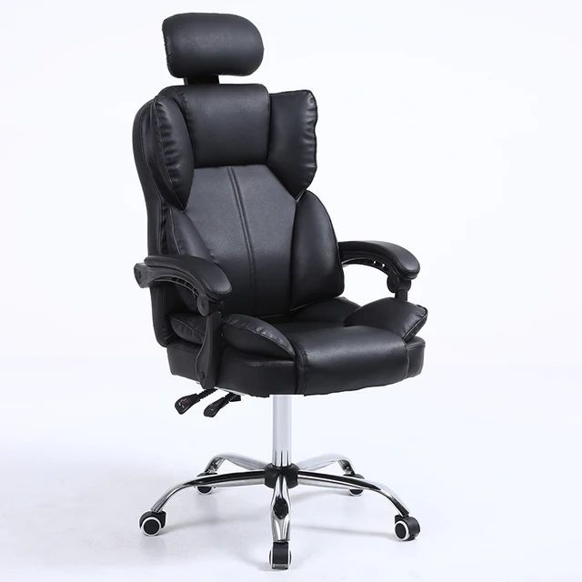 Кресло руководителя Samurai, офисный стул, кресло компьютерное, черное, 808, экокожа  #1