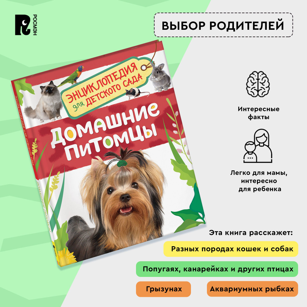 Домашние питомцы. Энциклопедия для детского сада. Познавательные факты для детей от 4-5 лет. Кошки, собаки, #1