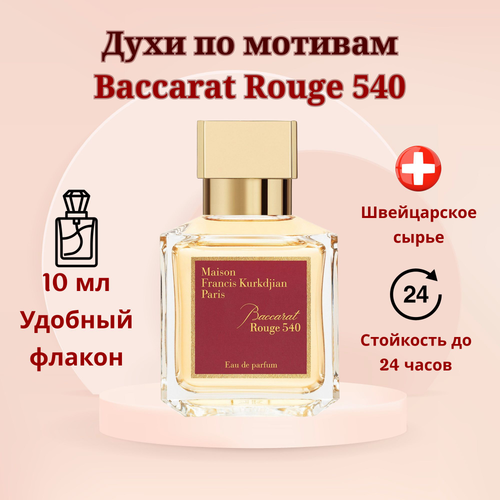 по мотивам Baccarat Rouge 540 Духи 10 мл (1388860650)