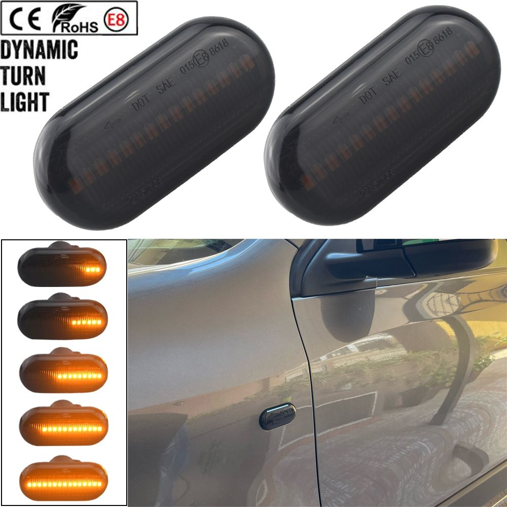 Светодиодный динамический повторитель указателя поворота (поворотники ...