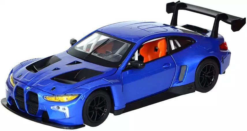 Модель машины 1:24 21см BMW M4 GT3 cвет, звук 68277A #1