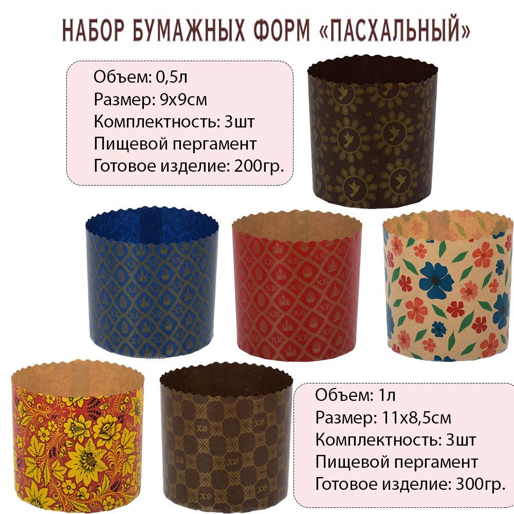 Marmiton Форма для выпечки, Круглая, 1 яч., 11 см x 9 см, 6 шт #1