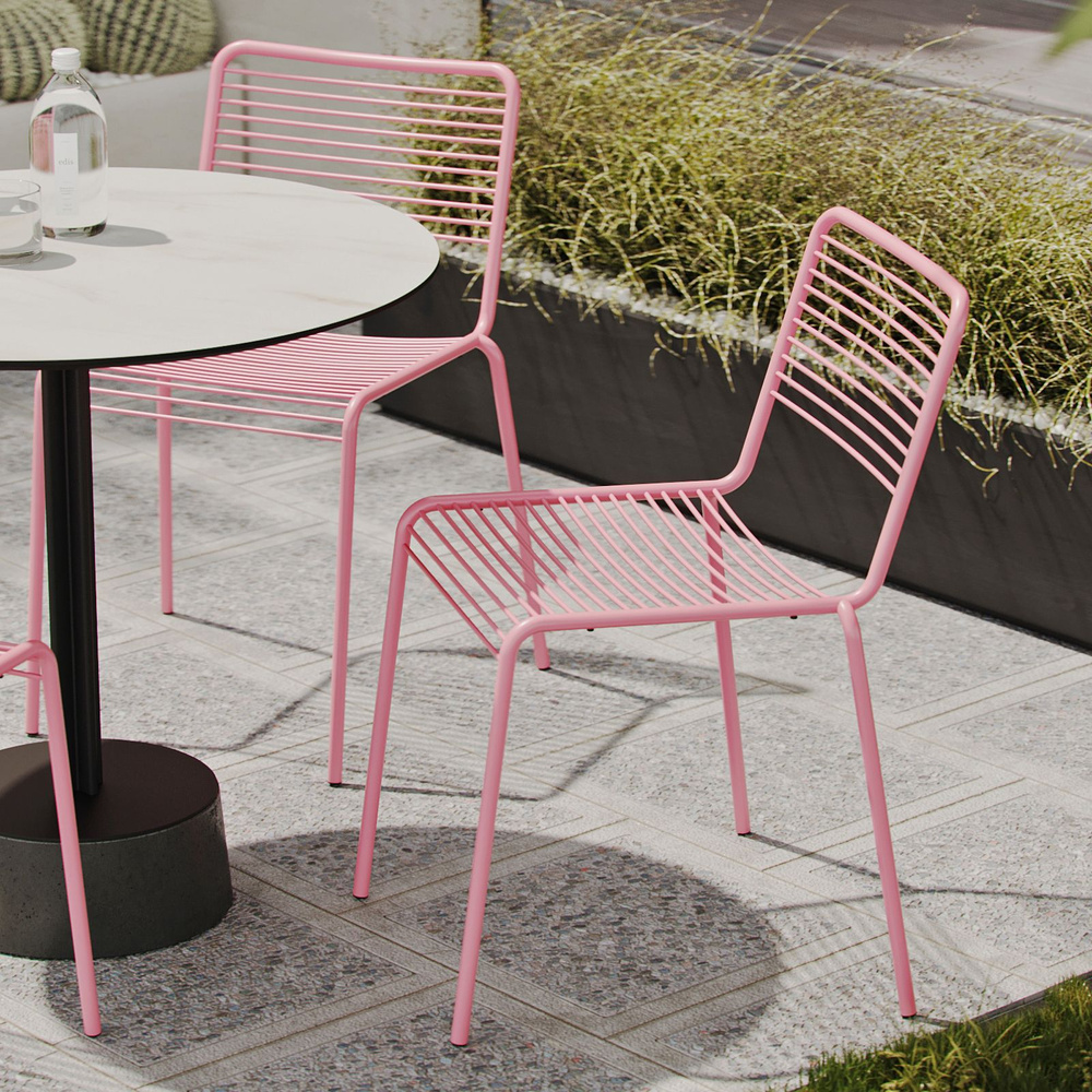 ArtCraft / Садовый стул Cast, дизайнерский стул на металлокаркасе для сада, дачи, террасы, стул лофт #1