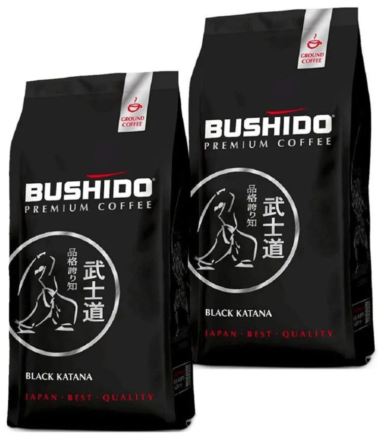 Кофе молотый BUSHIDO Black Katana, 227 гр - 2 шт #1