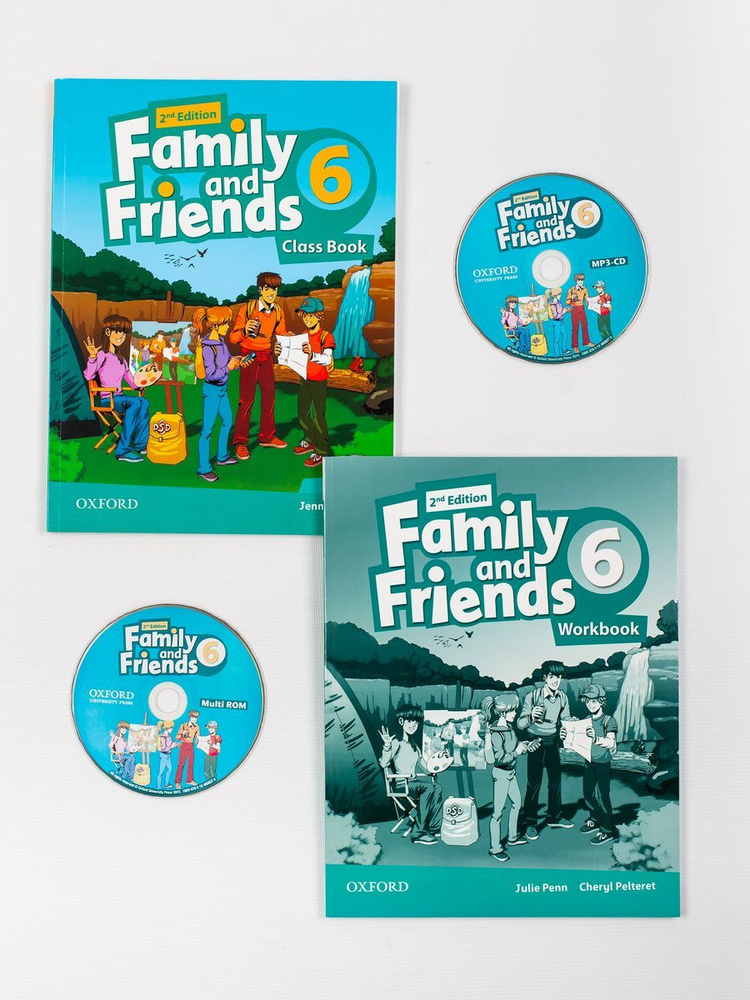 Family and Friends 6. Class Book + Workbook + DVD | Tamzin Thomson #1