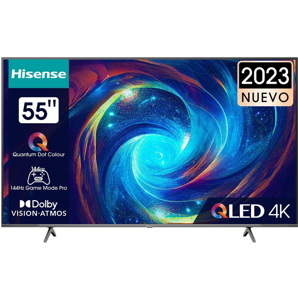 Hisense Телевизор 55E7KQ PRO 55" 4K UHD, серый #1