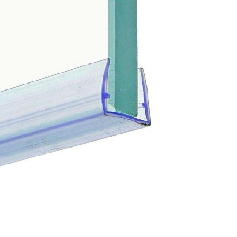 Нижний уплотнитель для двери душевой кабины для стекла 5 - 6 мм