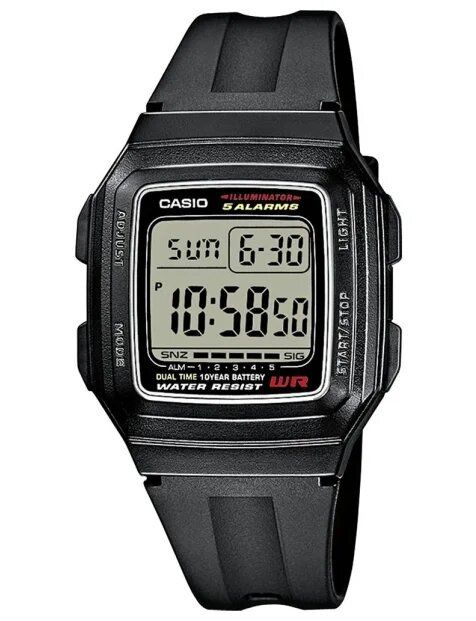 CASIO W-201 - ремешок идеально подойдет к данной модели часов