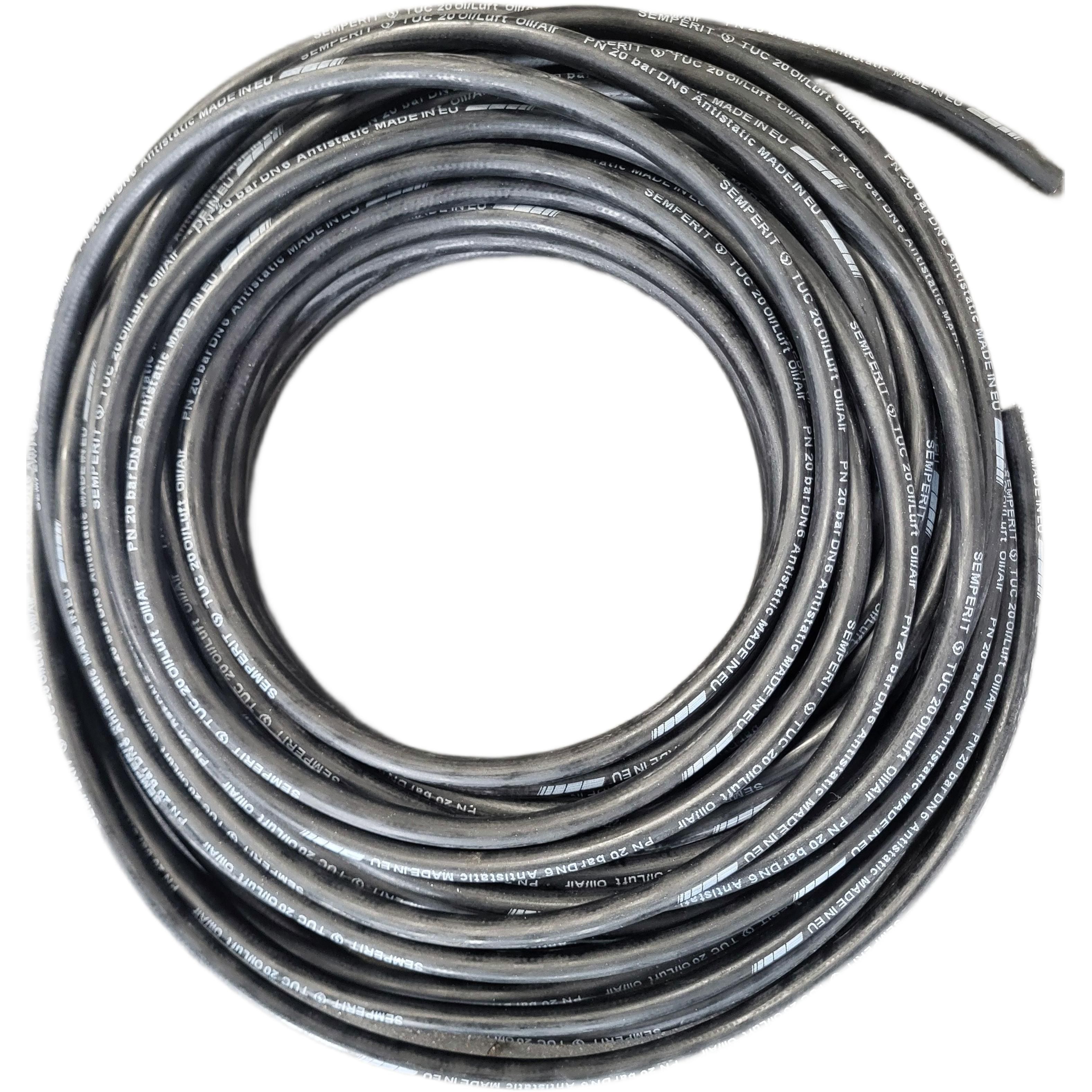 TUС20РукавдляминеральныхмаселитопливаD6x12ммSEMPERIT,20бар(ценаза1метр)+2хомута