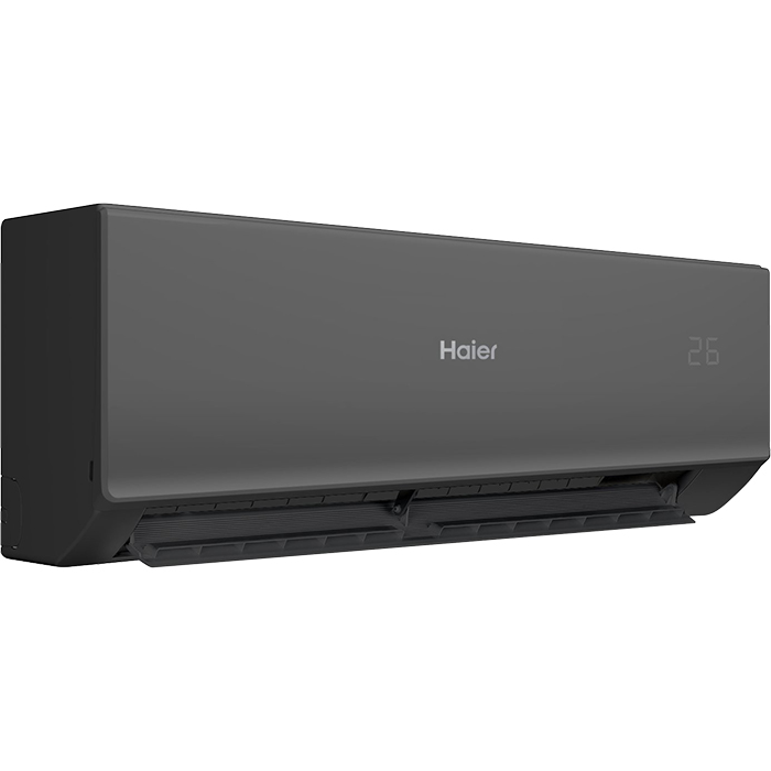 Инверторная сплит-система Haier QUANTUM Inverter AS25HQJ1HRA-B/1U25HQJ1FRA, для помещений 25 кв.м., черного цвета
