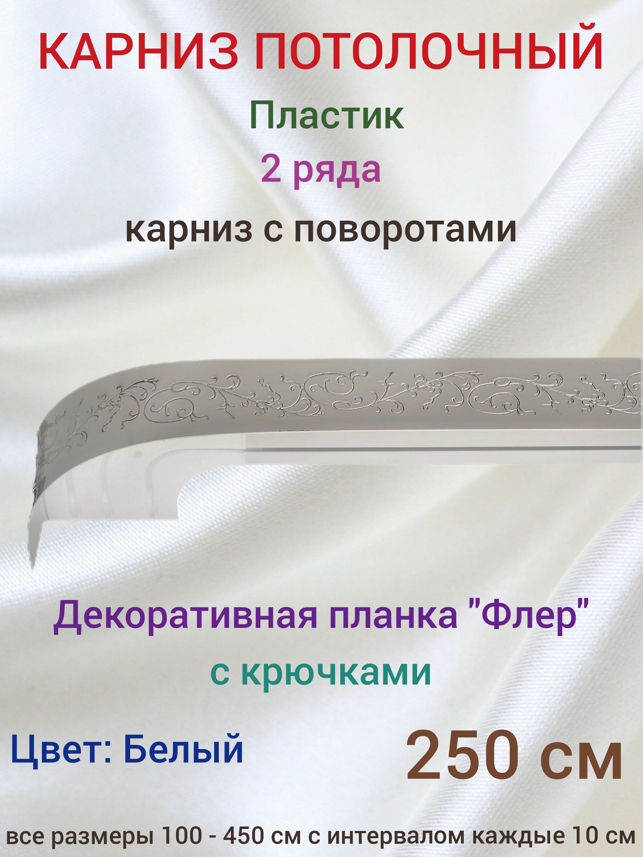 Карнизсбагетнойпланкой2рядаСоставной