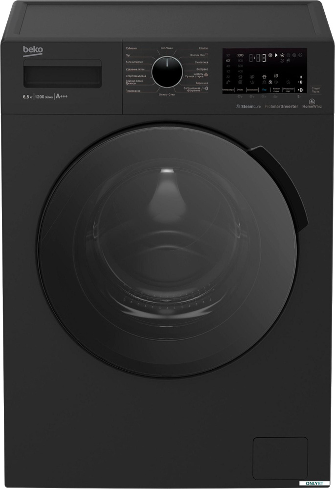 Стиральная машина Beko WSPE6H616A, антрацит, 6,5 кг, 1200 об/мин #1