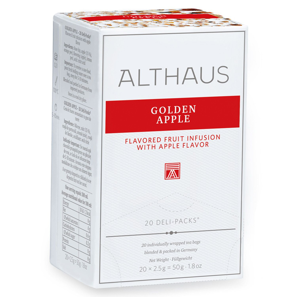 Напиток чайный Althaus Golden Apple, в пакетиках 20х2,5г/ #1