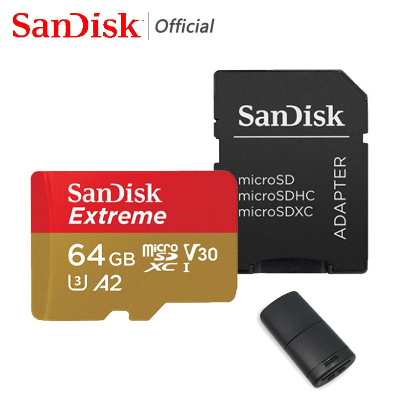 SanDisk Карта памяти Extreme 64 ГБ (SDSQXAH-064G) #1