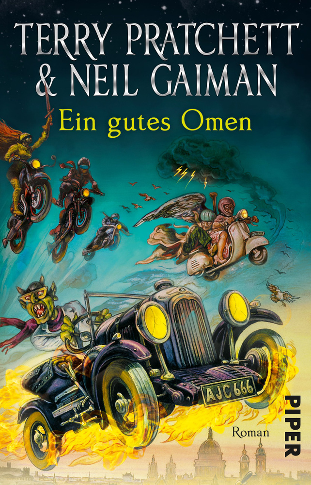 Ein gutes Omen / Благие знамения / Книга на Немецком | Gaiman Neil, Pratchett Terry  #1