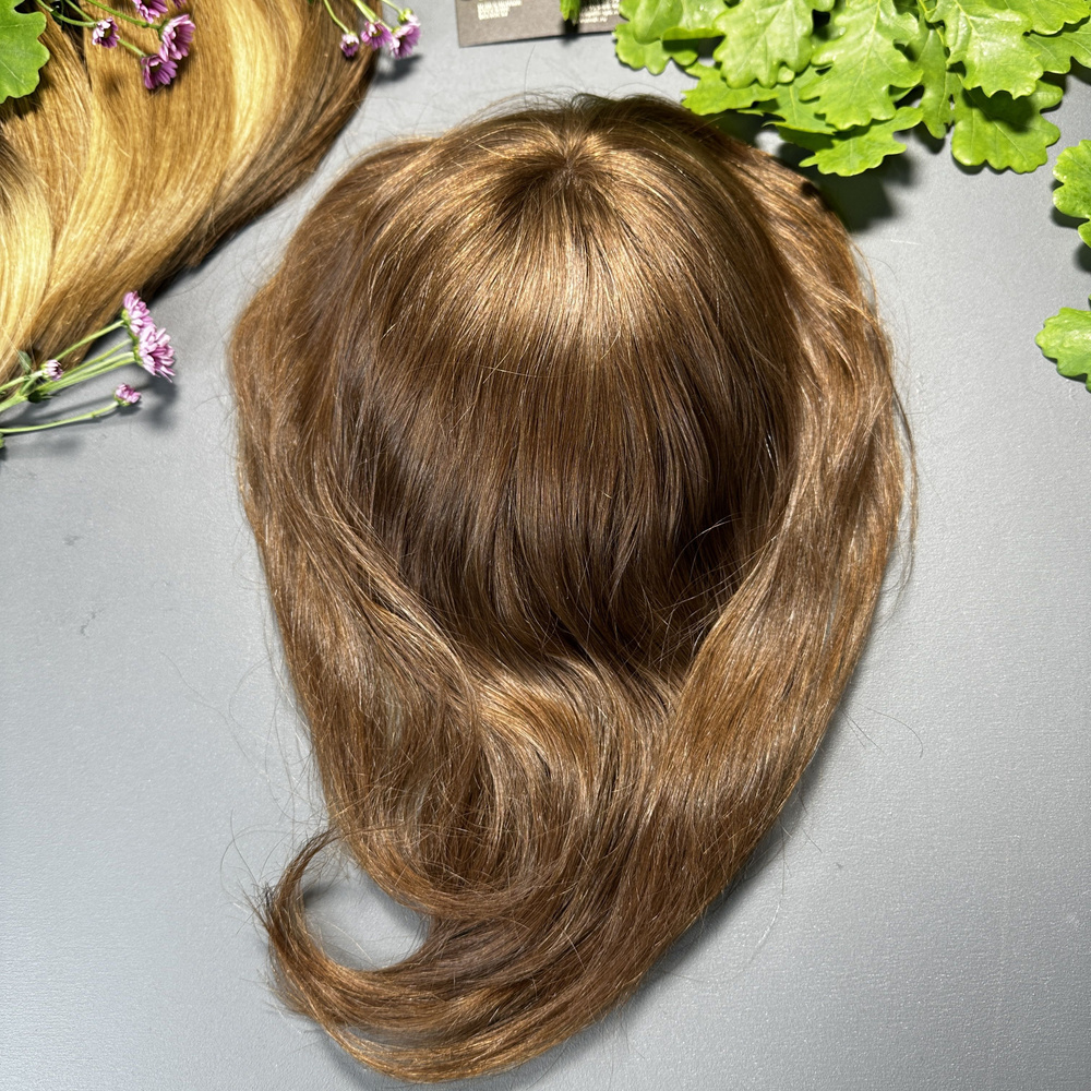 Накладка макушечная из славянских волос Belli Capelli 30 см №6  #1