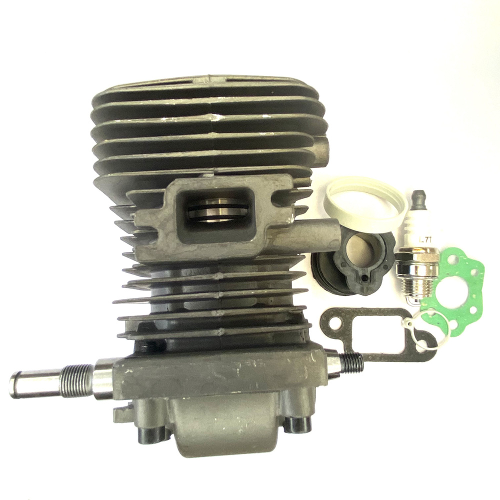 Двигатель для бензопилы Stihl MS 180 комплект c прокладками и теплоизолятором  #1