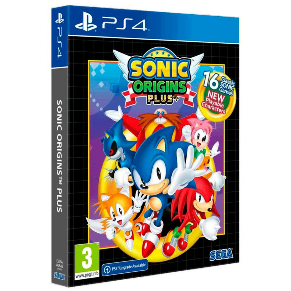 Игра Sonic Origins Plus PS4, русские субтитры #1