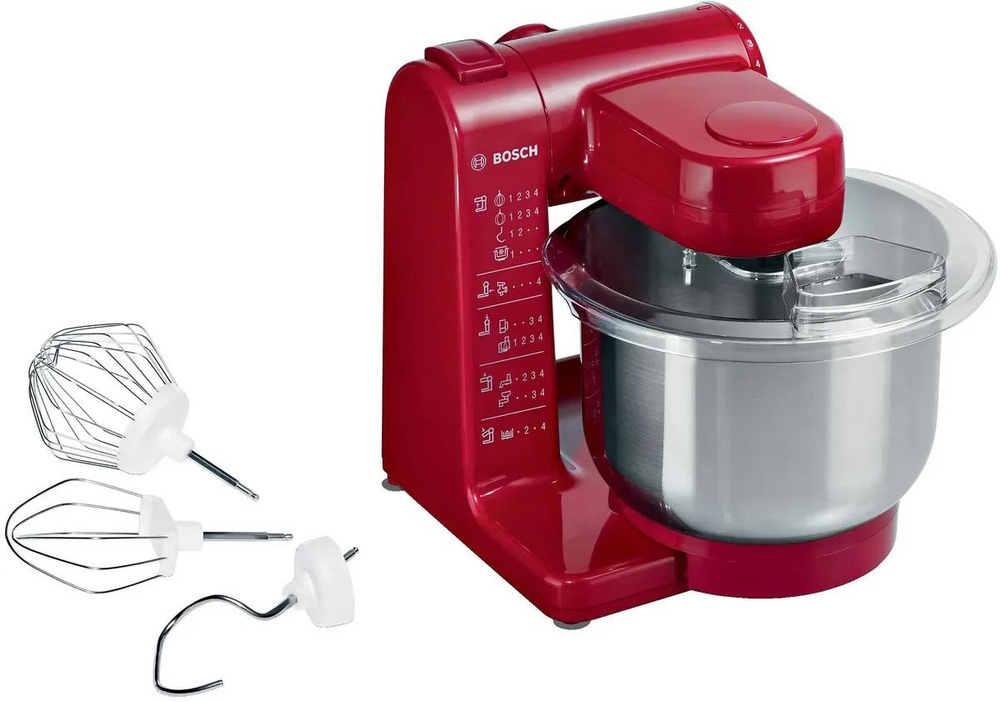 Кухонная машина Bosch MUM44R1, красный #1