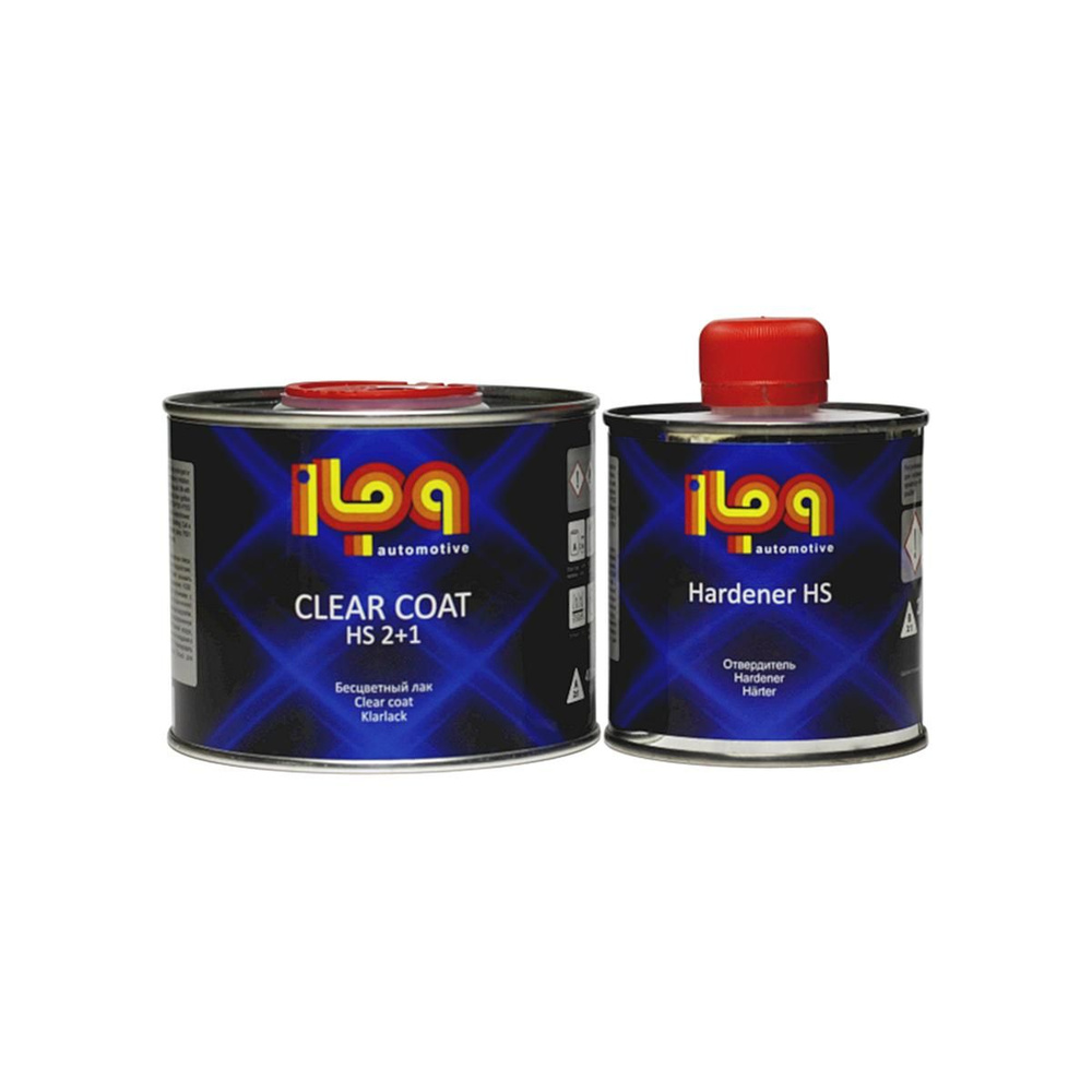 Лак акриловый автомобильный прозрачный ILPA HS 2+1 Clear Coat 0,4 л. с отвердителем 0,2 л.  #1