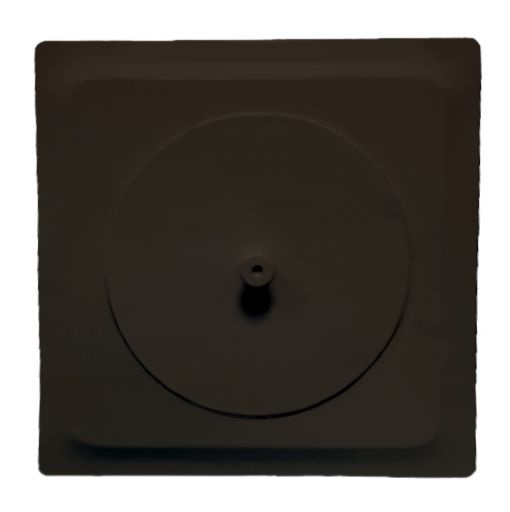 Заглушка коричневая матовая прочистного кармана газовой колонки 120мм (комплект) с фрикционной прокладкой #1