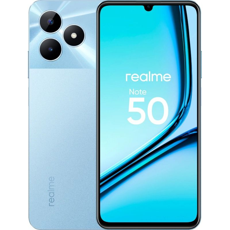 realme Смартфон Note 50 Blue 3/64 ГБ, синий #1