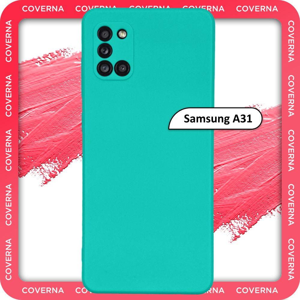 Чехол на Samsung A31 / для Самсунг А31, накладка с однотонной матовой поверхностью Soft Touch  #1