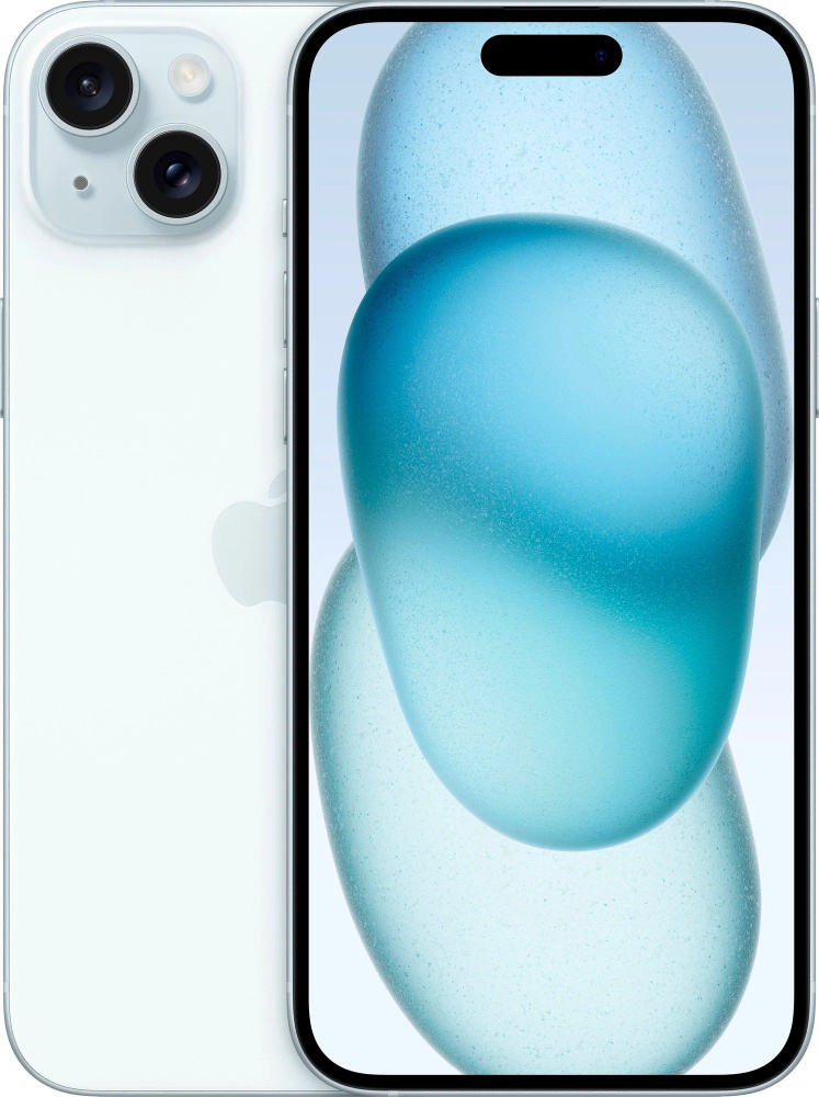 Apple Смартфон iPhone 15 Plus E-SIM 128 ГБ, синий #1