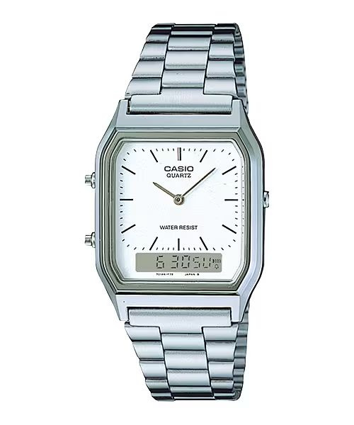 CASIO VINTAGE EDGY AQ-230A-7D часы наручные унисекс с аналоговой и электронной индикацией  #1