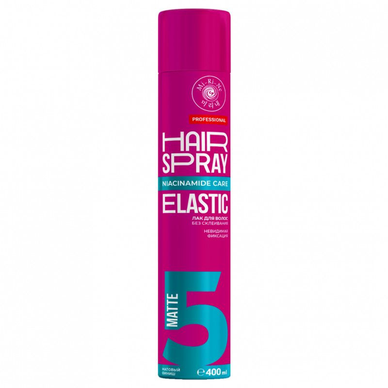 Mi-Ri-Ne Hair Spray Elastic Niacinamide Care 5 Matte Лак для волос мегасильной фиксации Матовый финиш #1