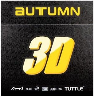 Накдадка TUTTLE 3D AUTUMN QX ШИПЫ чёрная для настольного тенниса  #1