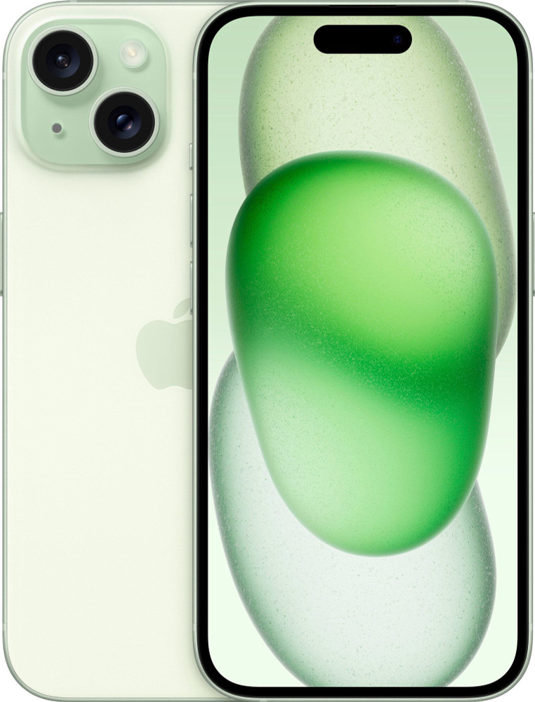 Apple Смартфон Apple iPhone 15 Global 6/128 ГБ, зеленый #1