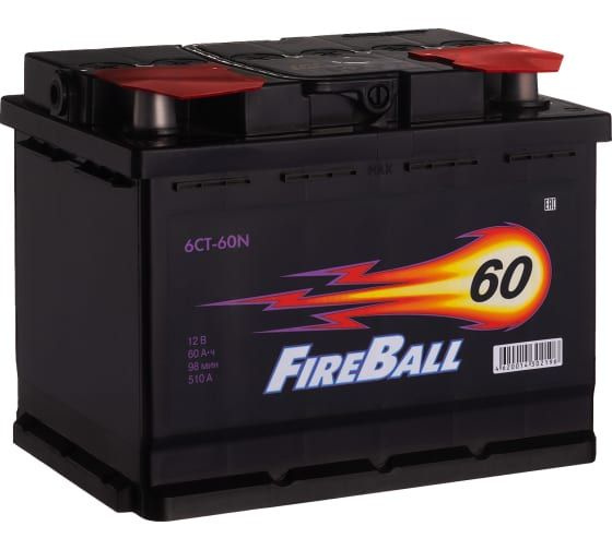Fire Ball Аккумулятор для мототехники, 14 А•ч, Прямая (+/-) полярность  #1