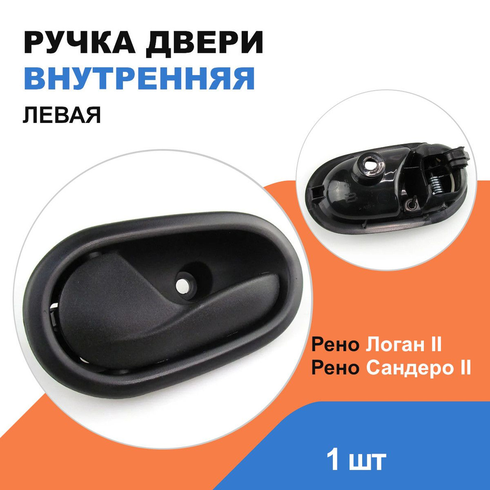 Ручка двери внутренняя левая Рено Логан 2, Сандеро 2 / OEM 806717698R  #1