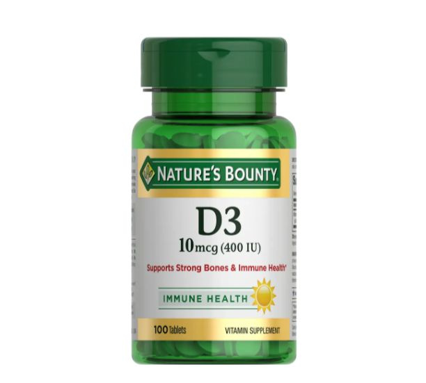 Natures Bounty "Таблетки "Витамин D3 400МЕ (D3 10 mcg (400 IU) Tablets)(таблетки массой 250 мг + 7,5%), #1