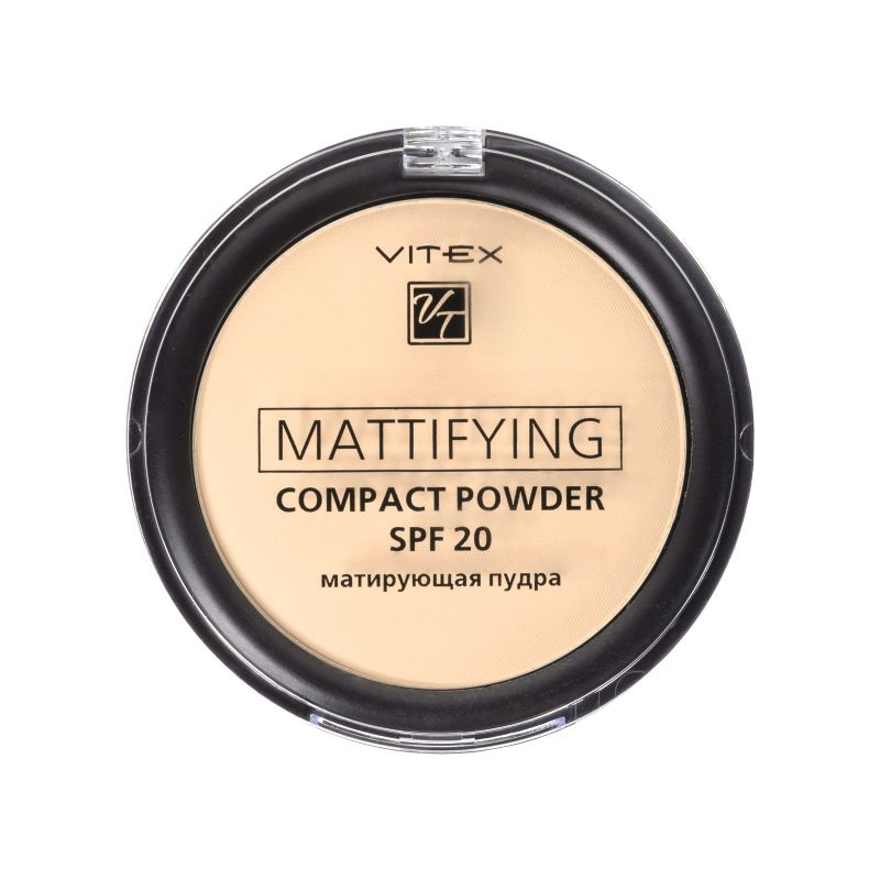 ВИТЭКС Матирующая компактная пудра для лица Mattifying compact powder SPF20 Тон 04 Sand beige  #1