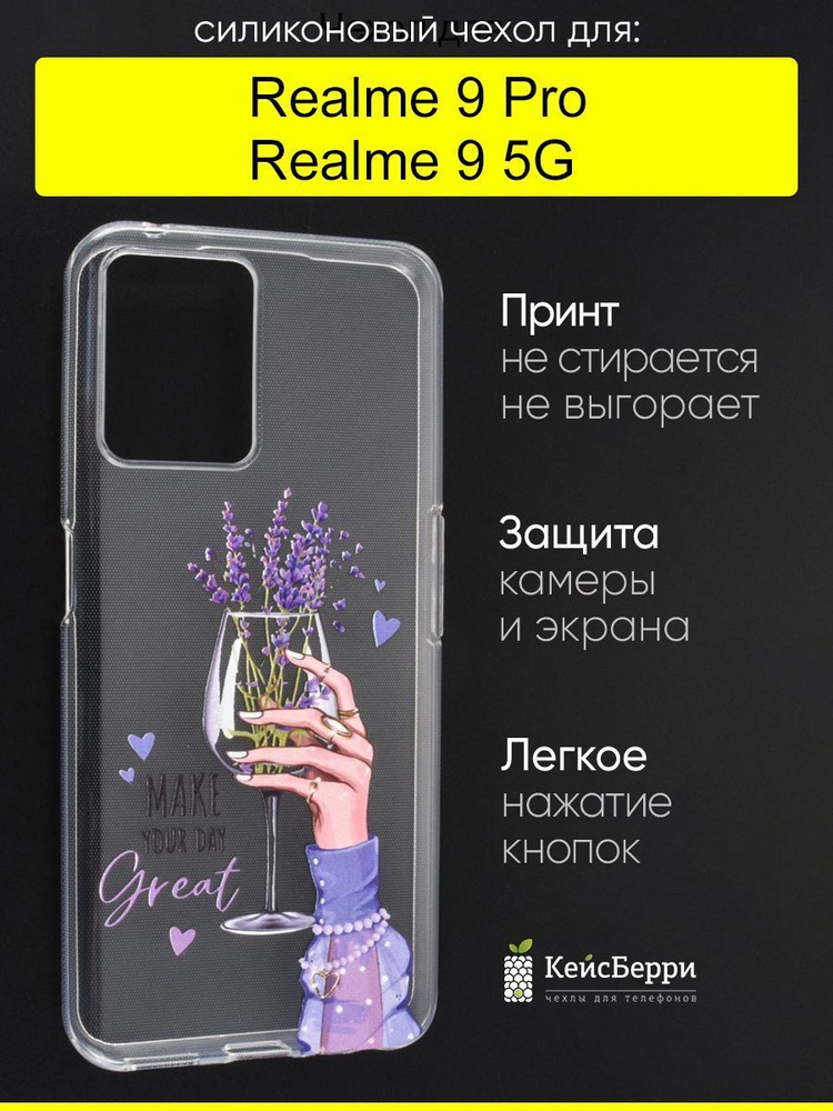 Чехол для Realme 9 Pro / Realme 9 5G, серия Clear #1