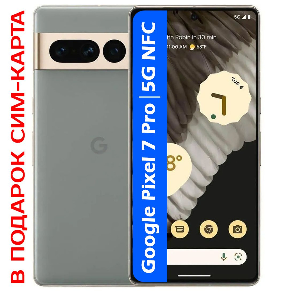 Google Смартфон РОСТЕСТ(ЕВРОТЕСТ) Pixel 7 Pro 5G NFC USA(JP) USA 512 ГБ, серый  #1