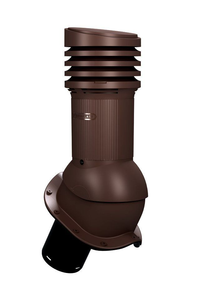 Вентиляционная труба для металлочерепицы, D 125/110мм H 500 (утепленная) Wirplast WiroVent EVO E26, RAL #1