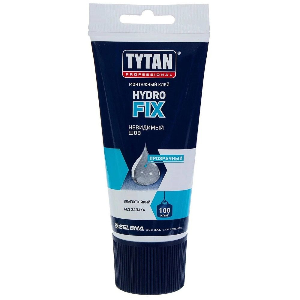 Клей монтажный Tytan Professional HYDRO FIX прозрачный (150мл) #1