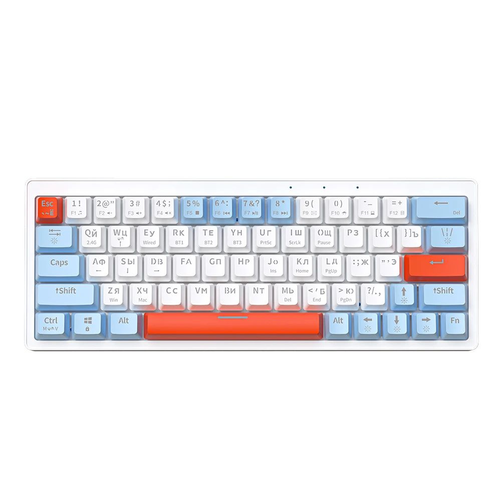 Игровая клавиатура проводная Клавиатура ZA63/клавиатура/одиночный режим/пользовательская ось/двухцветный #1